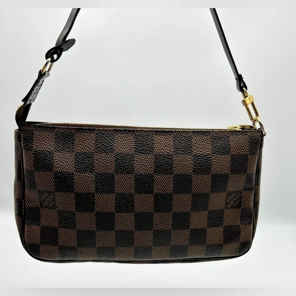 Louis Vuitton LV Accessories Pouch Bag Pochette Accessoires Damier Ebene reg sz